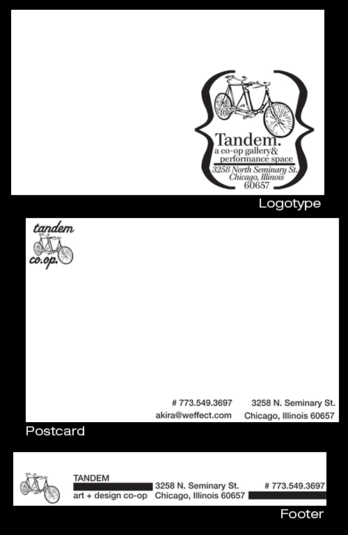 Tandem card mockups for Akira.